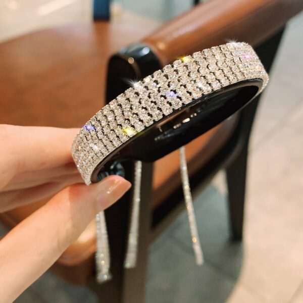 DiamondGlow Rhinestone Bun Maker-2PCS - Image 4