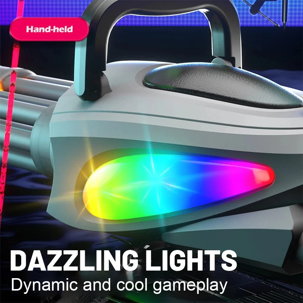 Double Barrel Gatling Electric Water Gun Set - Image 3