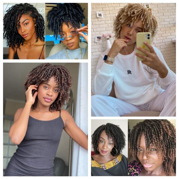 Dreadlock Short Twist Wig - Image 2