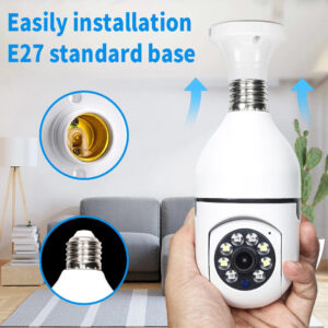 E27 Bulb Wireless 360 Security Camera