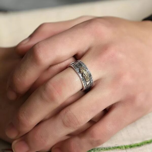 Feng Shui Pixiu Mantra Ring - Image 4