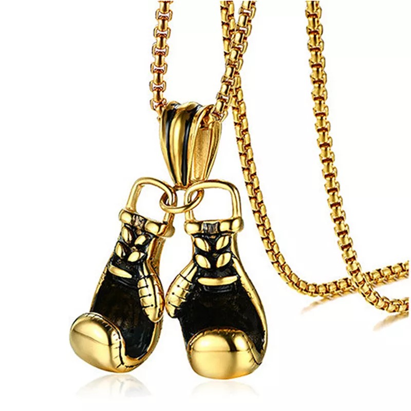 Fitness Boxing Gloves Metal Necklace - Image 4
