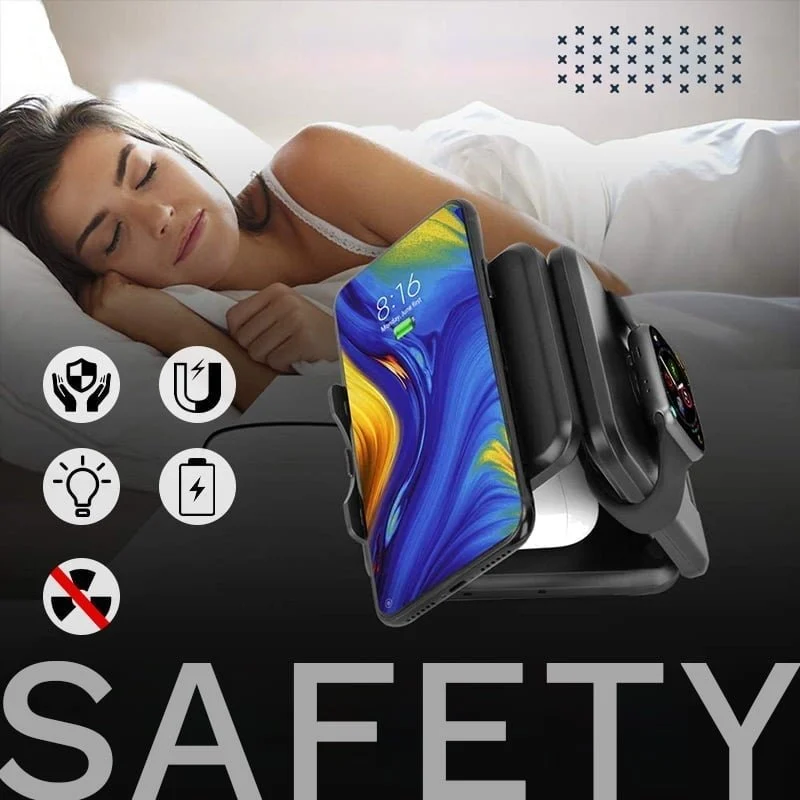 Foldable 3-in-1 Wireless Charger - Image 4