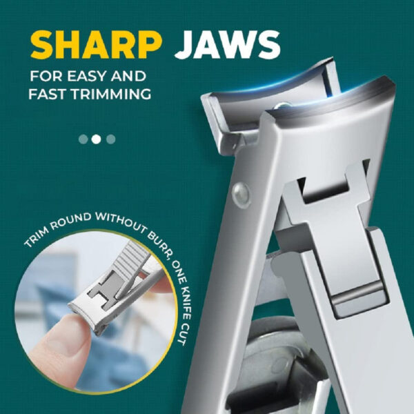 Foldable Double-Ended Nail Clipper Tool - Image 2