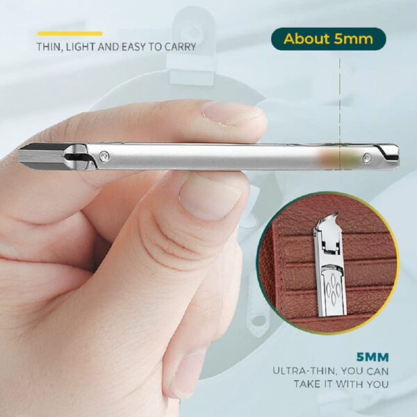 Foldable Double-Ended Nail Clipper Tool - Image 6
