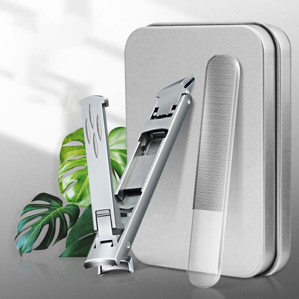 Foldable Double-Ended Nail Clipper Tool - Image 4
