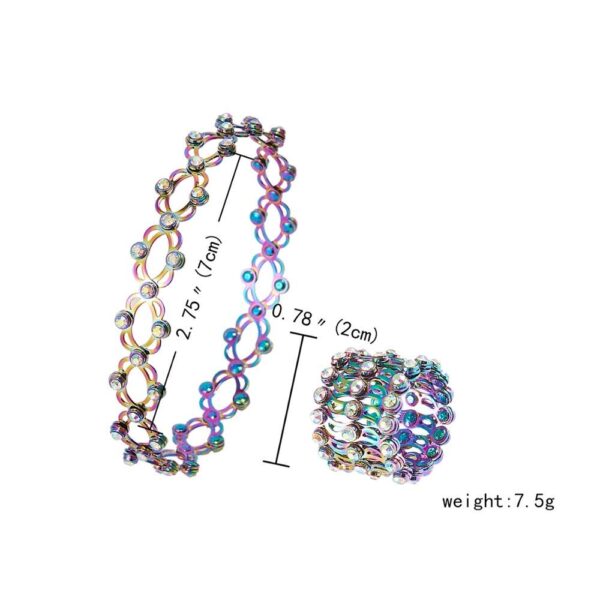 Folding Retractable Ring Bracelet - Image 2