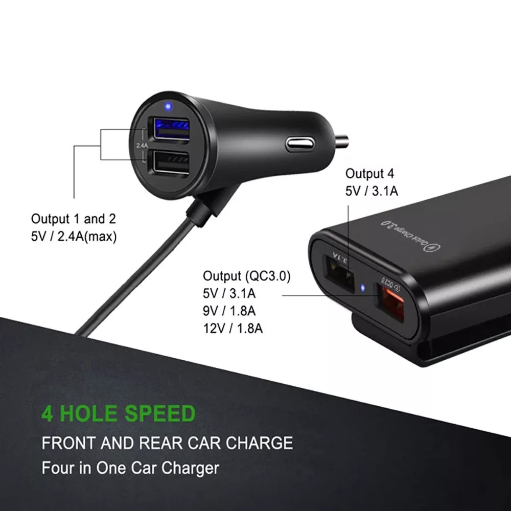 Four Ports Car Fast Charger