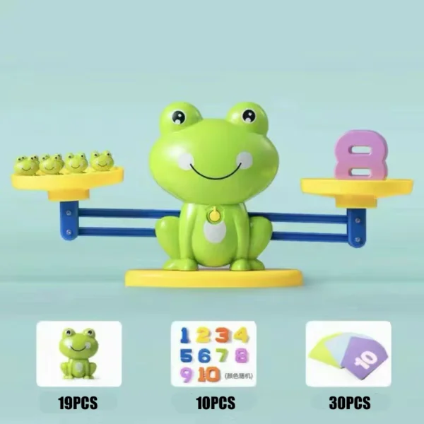 Fun & Educational Frog Balance Math Toy - Image 5