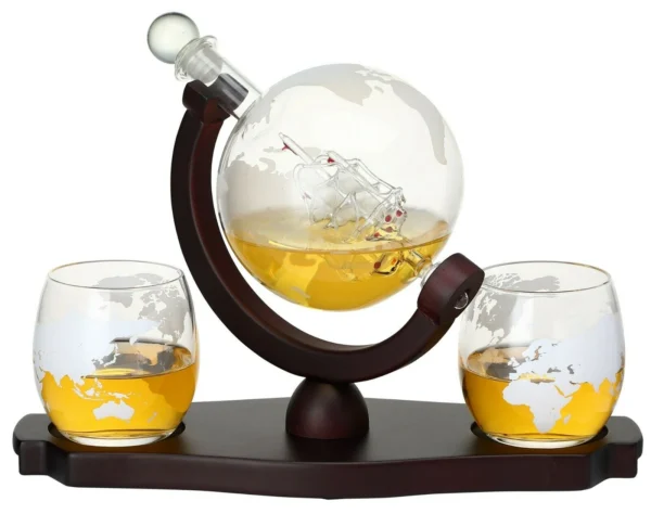 GLOBE DECANTER WITH SHIP - Image 7