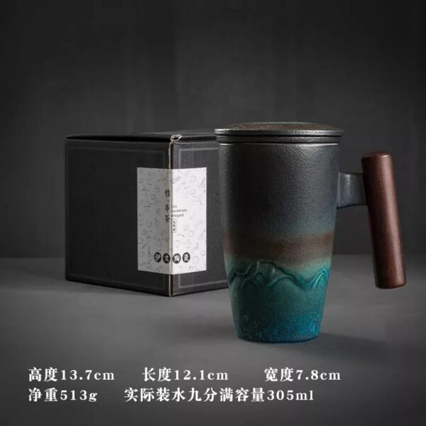 HANDMADE CERAMIC COFFEE & TEA MUG - Image 2