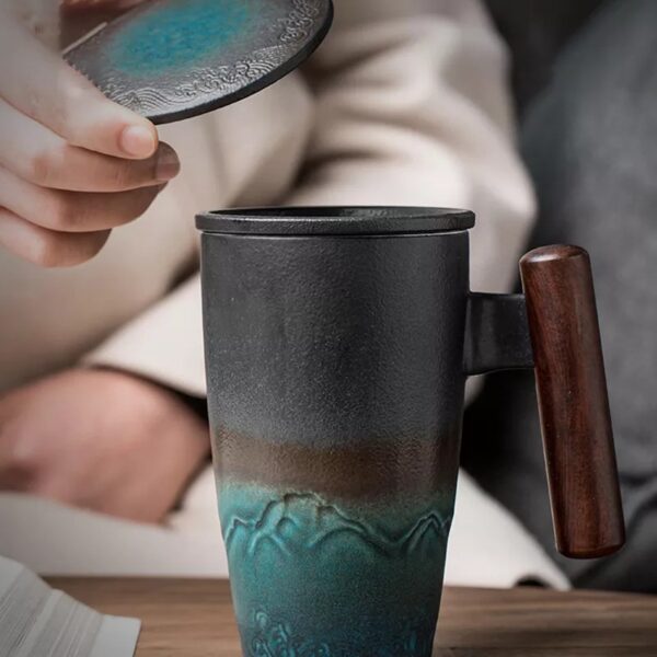 HANDMADE CERAMIC COFFEE & TEA MUG - Image 4