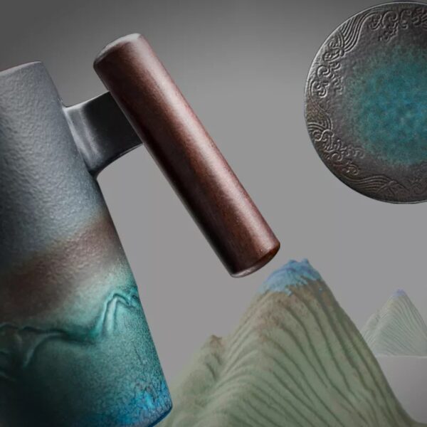 HANDMADE CERAMIC COFFEE & TEA MUG - Image 3