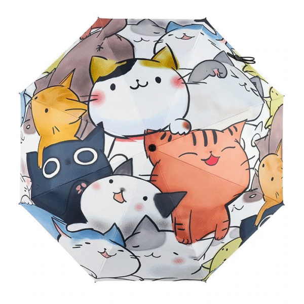 HAPPY CAT AUTOMATIC UV UMBRELLA - Image 2