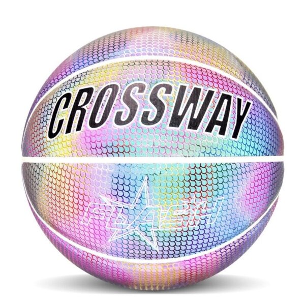 HOLOGRAPHIC REFLECTIVE GLOWING BASKETBALL - Image 4