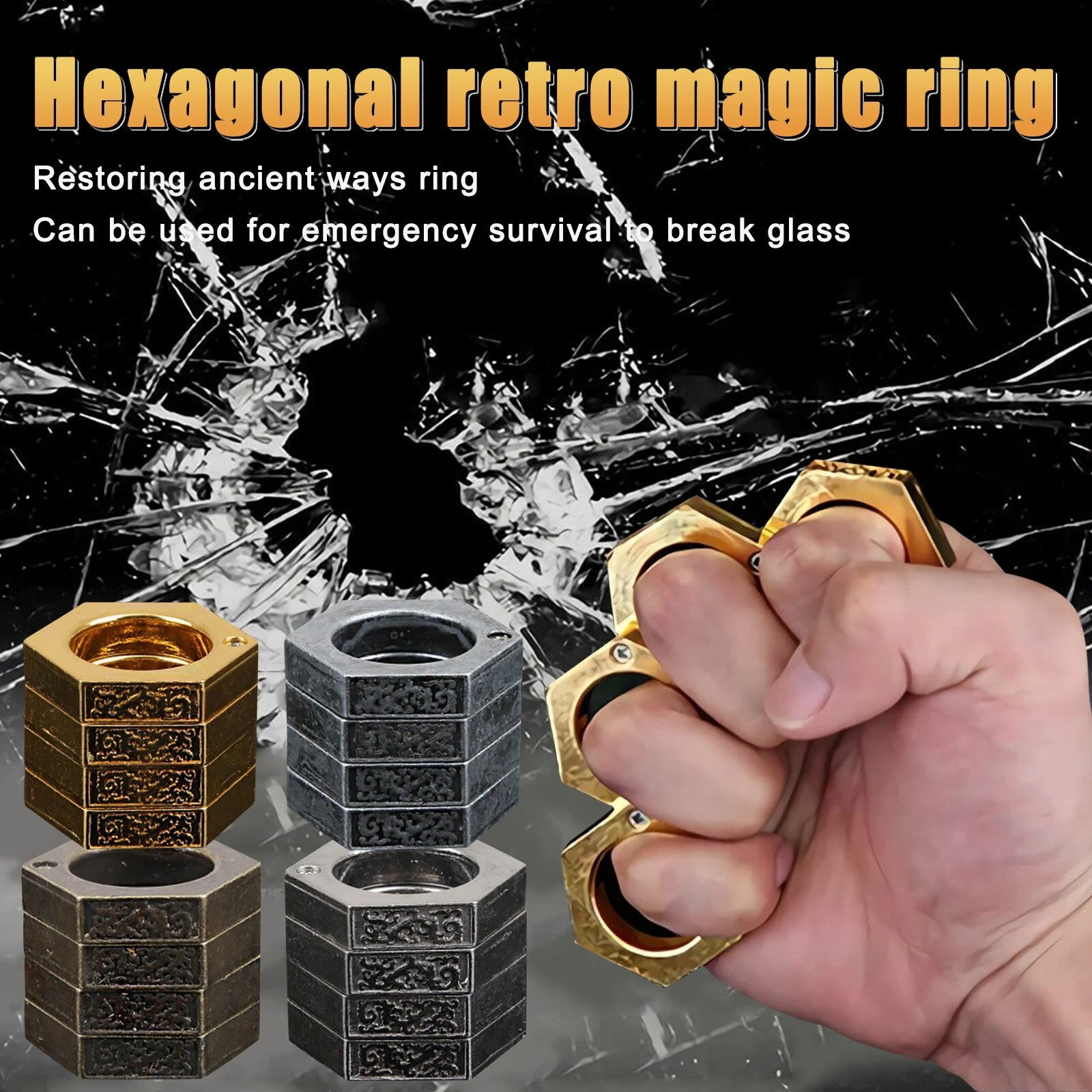 Hard Self Defense Rings