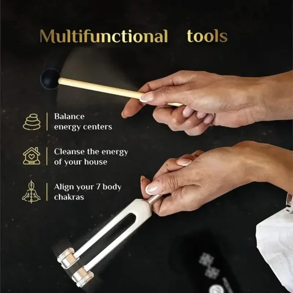 Healing Tool 128 Hz therapeutic Tuning Fork - Image 2