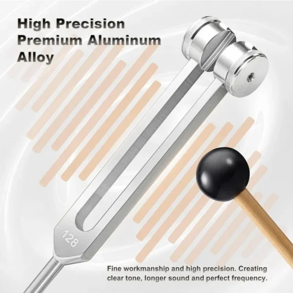 Healing Tool 128 Hz therapeutic Tuning Fork - Image 3