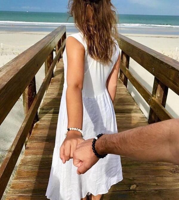 Heart Magnetic Bracelets for Couples - Image 2