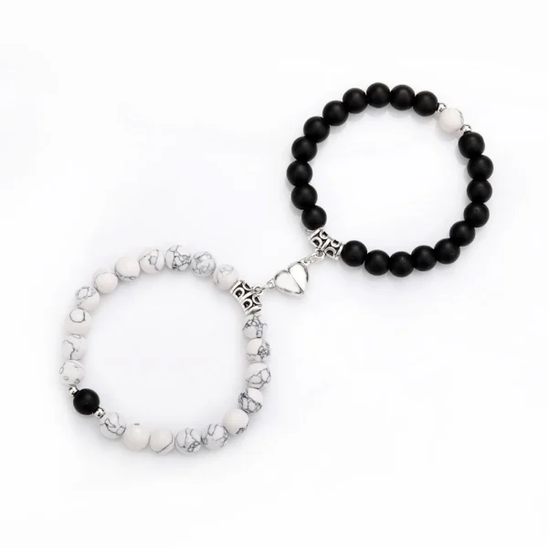 Heart Magnetic Bracelets for Couples - Image 3