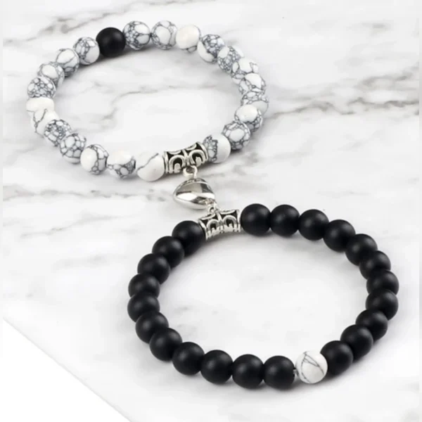 Heart Magnetic Bracelets for Couples - Image 4
