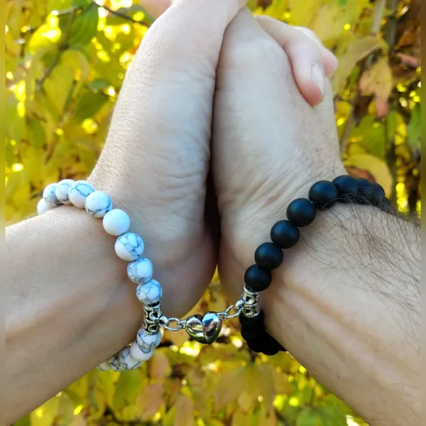 Heart Magnetic Bracelets for Couples - Image 5