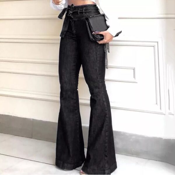 High Waist Wide Leg Jeans - Image 4