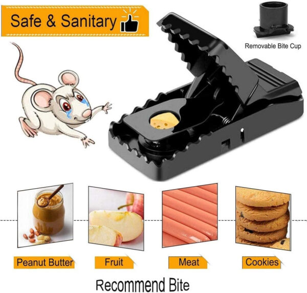 Highly Sensitive Reusable Mouse Trap 6/Pcs