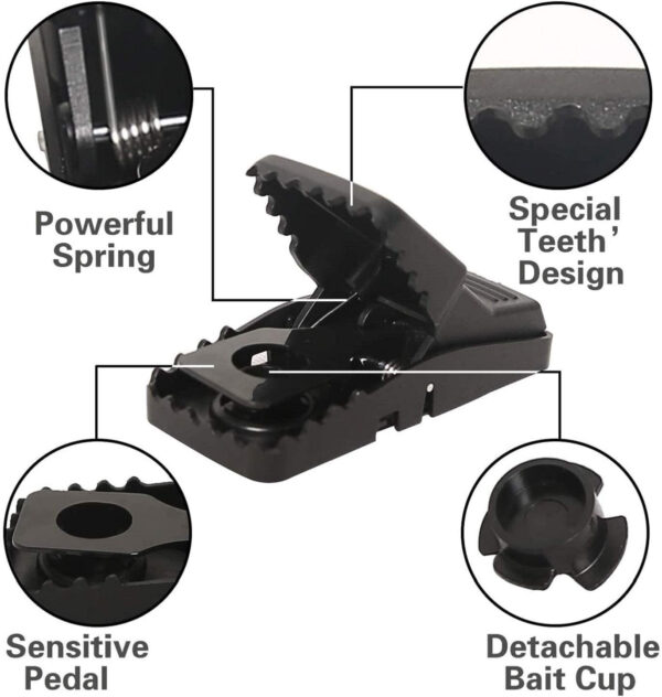 Highly Sensitive Reusable Mouse Trap 6/Pcs - Image 3