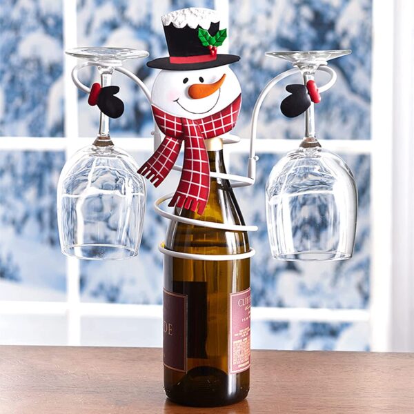 Holiday Wine Bottle Glass Holders - Image 3