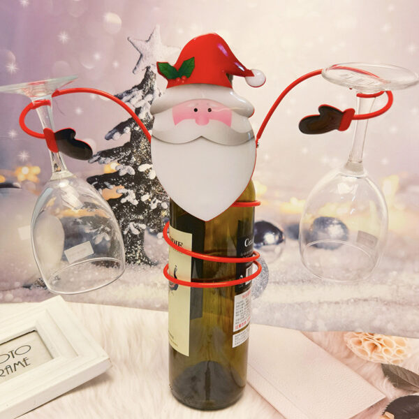 Holiday Wine Bottle Glass Holders - Image 4