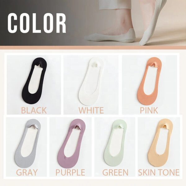Invisible Non-slip Ice Silk Socks - Image 3