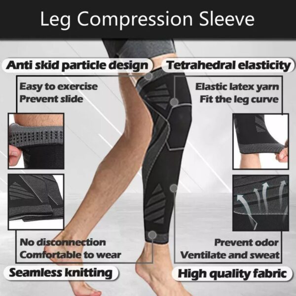 KNEE & LEG PERFORMANCE COMPRESSION SLEEVES - Image 3