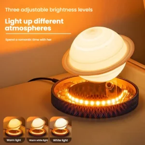 Levitating Saturn Lamp