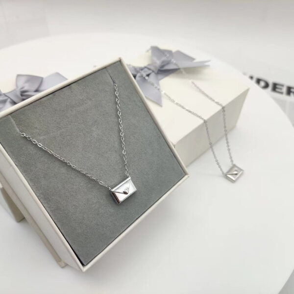 Love Letter Envelope Pendant Necklace - Image 4