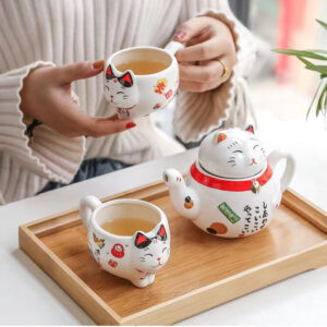 Lucky Cat Tea Set
