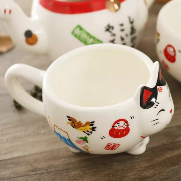 Lucky Cat Tea Set - Image 4