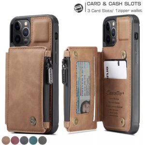 Luxury Genuine Leather Phone Wallet Case