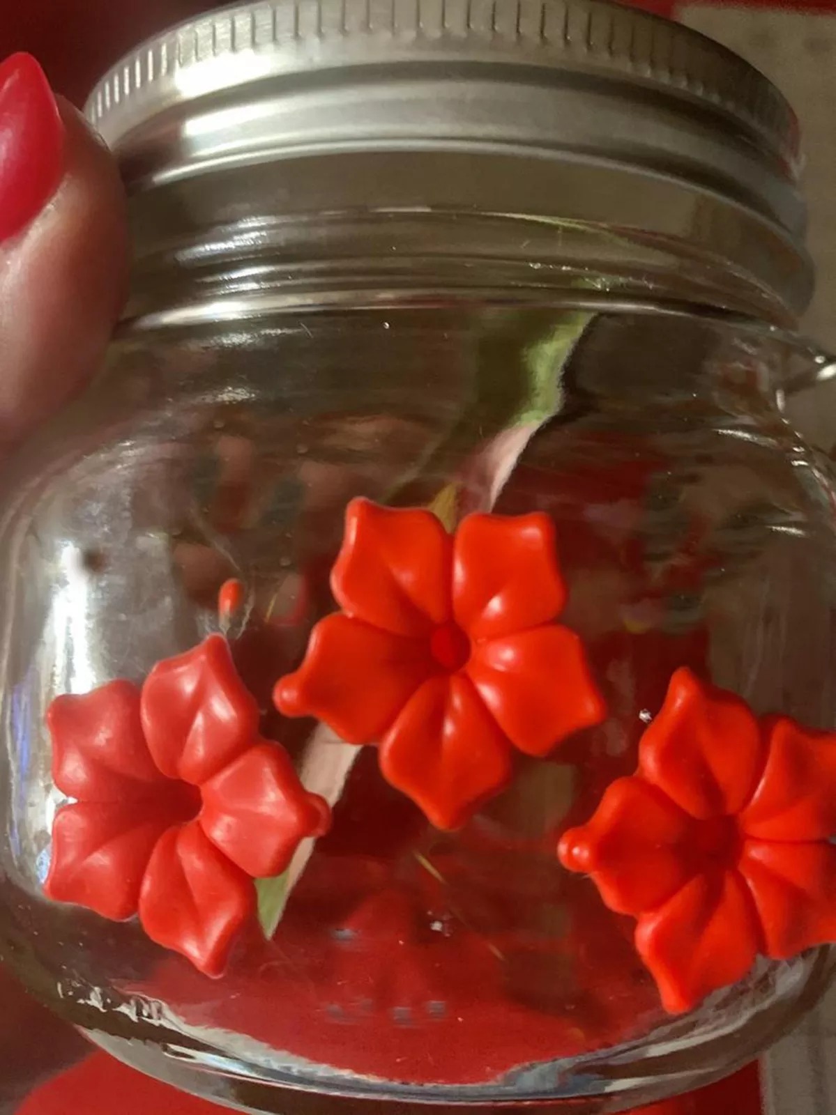 Mason Jar Hummingbird Feeder - Image 4