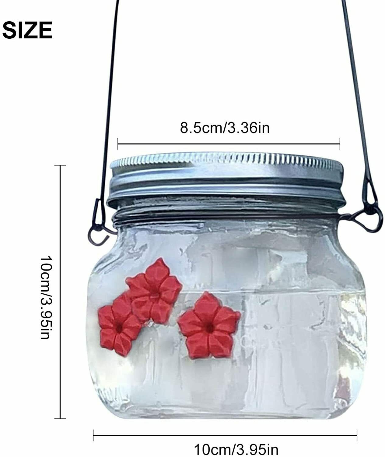 Mason Jar Hummingbird Feeder - Image 5