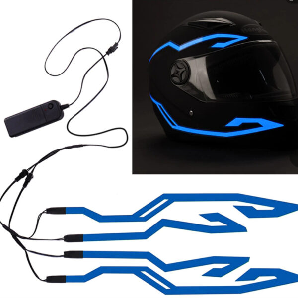 Motorcycle Helmet LED Stripe Light - Image 3