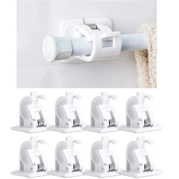 Nail-free Adjustable Rod Bracket Holders - Image 5