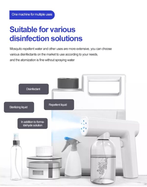 Nano Wireless Blue Light Disinfecting Spray - Image 2