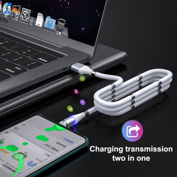 New High Quality Magnetic Self Winding Charging Cable - Image 4
