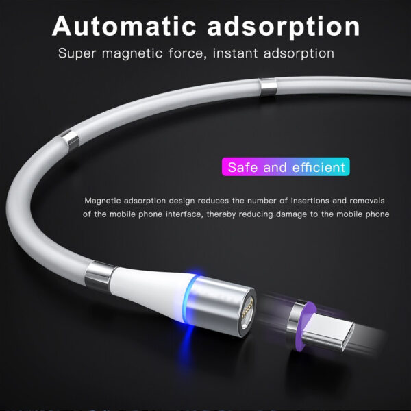 New High Quality Magnetic Self Winding Charging Cable - Image 5