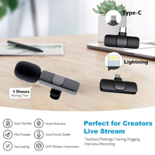 New Wireless Lavalier Microphone - Image 5