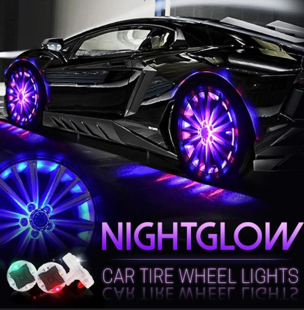 NightGlow Car Wheels Glowing Lights - Image 2