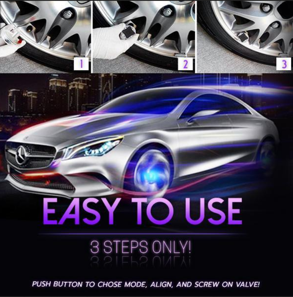 NightGlow Car Wheels Glowing Lights - Image 3