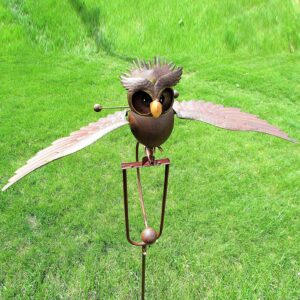 Outdoor Metal Owl Decoration