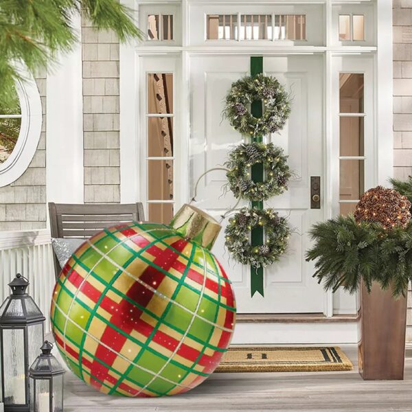 PVC Inflatable Christmas Decorated Ball [Random] - Image 2